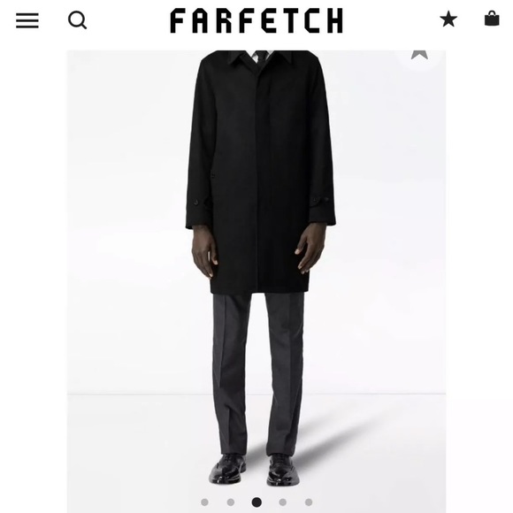 Burberry mens authentic 100% cashmere coat size L - Picture 6 of 8